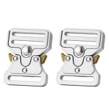 Photo Gallery devpsisr fibbia tattica di ricambio da 2,5 cm, confezione da 2 pezzi, clip con fibbia in metallo per collare per cani, portachiavi, borse da cintura da caccia, argento Photo Gallery devpsisr fibbia tattica di ricambio da 2,5 cm, confezione da 2 pezzi, clip con fibbia in metallo per collare per cani, portachiavi, borse da cintura da caccia, argento