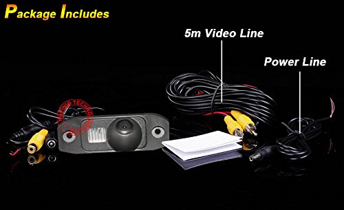 Image of Vehicle Backup License Plate Cameras Car Rear View Back up Vehicle Camera for Volvo S80L /S40L /S80 /S40 /S60 /V60 /XC90 /XC60 /C70 /S60L (2 x Screw Hole Style)