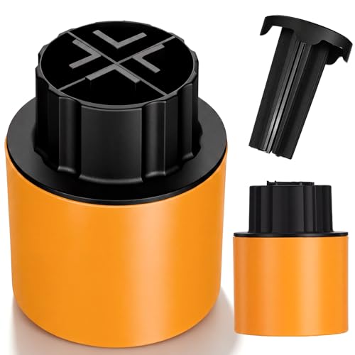 Image of Remerry 1 Pcs Chemical Jug Seal Cutter, EAS Cut Seal Remover Opener, Orange | Safe & Easy Chemical Jug Cutter Tool for Storage Barrel Mouth, with Ejection Safety Blade System, Holds up to 25 Cut Seals