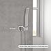 Heyalan Hand-held Shower Holder Flange Plate Polish Chrome Modern Shower Escutcheon Cover Plate 2.5'' Shower Wand Bracket , Square Escutcheon Wall Cover 1pc