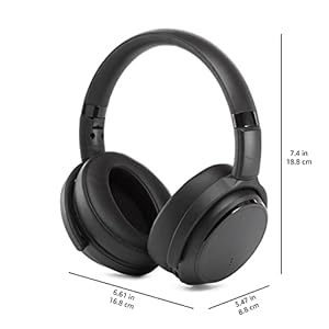 AmazonCommercial Wireless Noise Cancelling Bluetooth Commuter Headphones - immagine 6