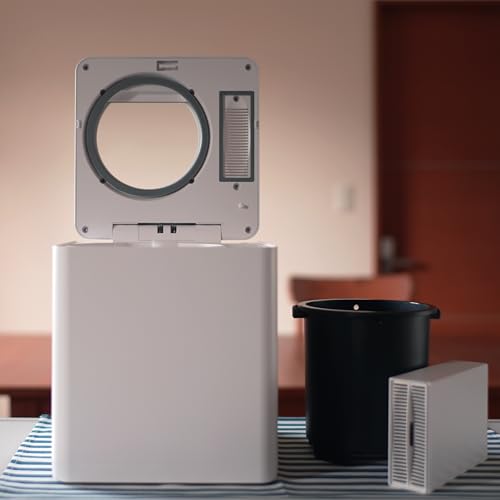eSoil 家庭用 小型 生ゴミ処理機 粉砕温風乾燥方式の 生ごみ処理機 動作確認用天窓付き SKC-250 (助成金対象)の画像