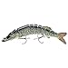 Lixada Fishing Lure,5" Lifelike Multi Jointed 9-segement Pike Muskie Hard Minnow Bait Swimbait Crankbait Treble Hook