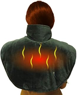 ObboMedÂ® MH-1300 USB 5V 10W Shoulder Heated Pad, Heating Wrap, Carbon Fiber Heating Elements with Extra Soft Plush Velour Surface - Far Infra-red Wavelength 8-15 Î¼m (Health Wavelength 4-14 Î¼m)