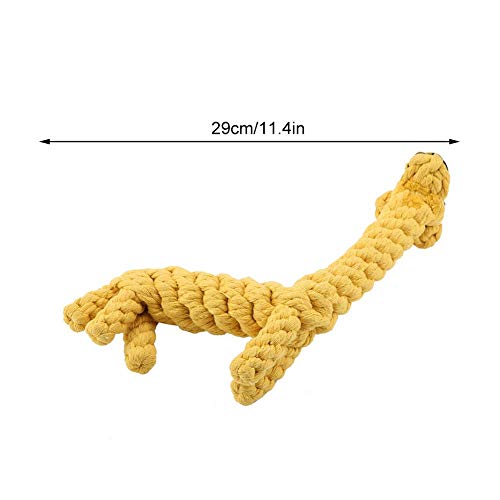 Pssopp Dog Chew Toy Cotton Rope Pet Teeth Cleaning Toy Bite-resistant Giraffe Bite Toy Dogs Chew Rope Tug Toys Interactive Training Toys - Image 4