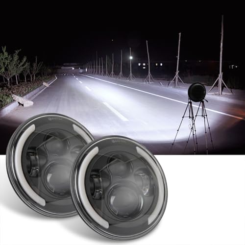 Faro LED redondo 7 pulgadas 200W para iluminación de SUV 6