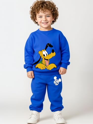 Image of minicult Mickey cotton Kids Coords matching Tshirt and pant set with character print (Pack of 1)