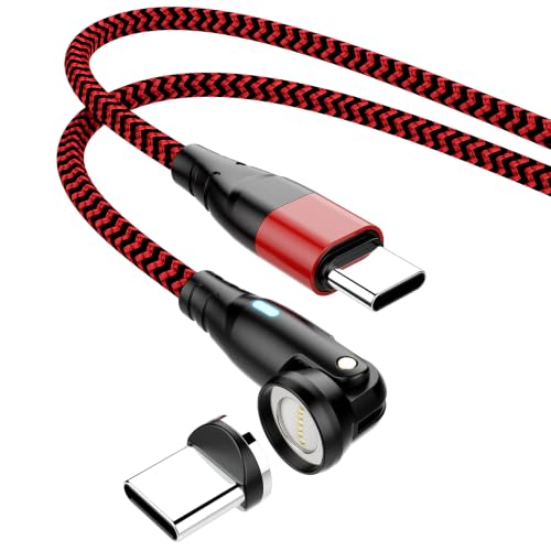 USB C Magnetic Charging Cable, 60W Type C Magnetic Phone Charger Cable 3ft image 4