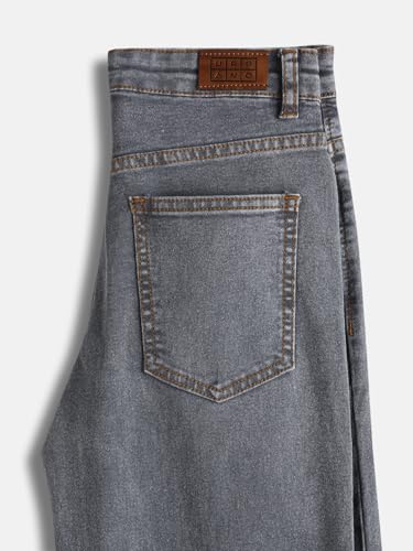 Image of Urbano Juniors Boy's Loose Baggy Fit Washed Denim Jeans Stretchable
