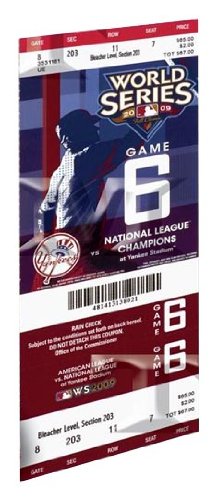 MLB New York Yankees 1932 World Series Mini-Mega Ticket