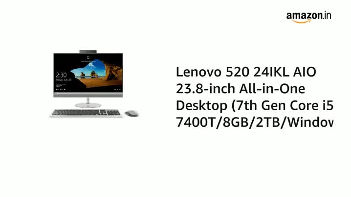 Amazon.in: Buy Lenovo 520 24IKL AIO 23.8-inch All-in-One Desktop