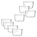 Produktbild LEONARDO HOME VETRO Schalenset  8 Stück  Hitzebeständig  Für Ofen und Mikrowelle  Für Desserts oder kleine Küchlein  Vielseitig einsetzbar  Zeitloses Design  Höhe 5,5 cm  klar  057175