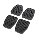 Alipis 4pcs Rubber Clutch Pedal Pad Car Pedal Cover Foot Pad Easy to Install Enhanced Comfort and Safety