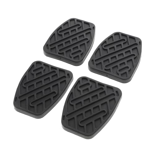 Alipis 4pcs Rubber Clutch Pedal Pad Car Pedal Cover Foot Pad Easy to Install Enhanced Comfort and Safety