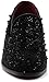 SPK24 Men Vintage Spikes Sparkle Formal Tuxedo Stage Fashion Slip On Loafer Dress Shoes (10.5 D(M) US, Black)