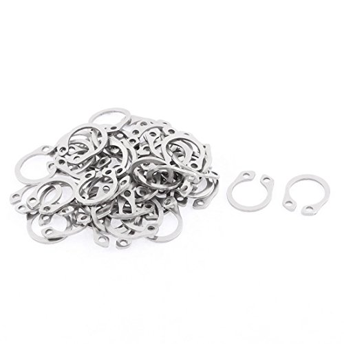 uxcell 11mm External Internal Circlips C-Clip Retaining Snap Rings 50pcs