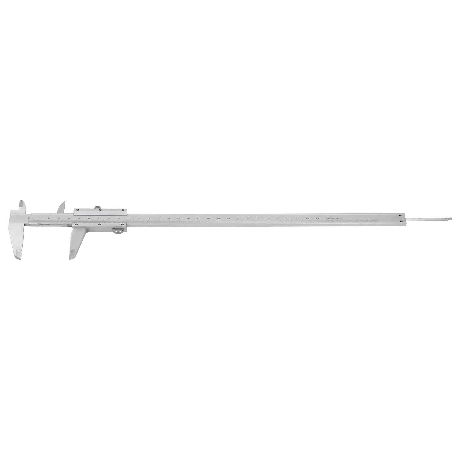 Micromètre à Pied à Coulisse en Acier à Haute Teneur en Carbone, Pied à Coulisse pour Outil de Mesure, pour des Mesures de Précision Fonctionnant Stable(0-300mm)