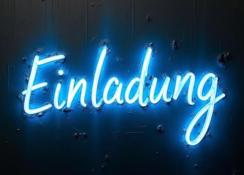 ZETTMANN Premium Neon Einladungskarten Kindergeburtstag Jungen & Mädchen - 10er Set - Stylishe Einladung zum Geburtstag I Einladungskarten Geburtstag - Party Geburtstagseinladungen (Neon Party)