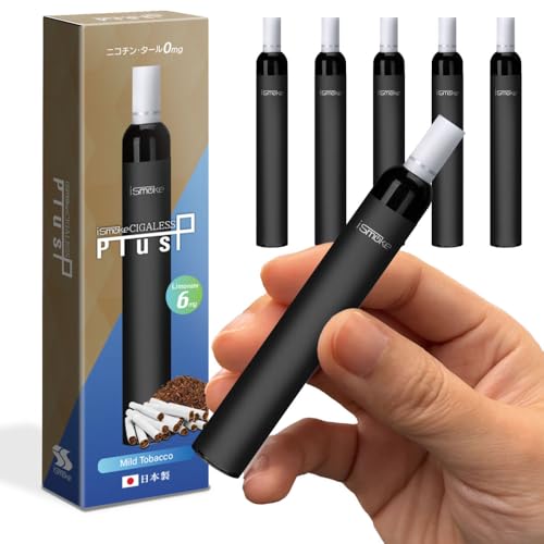 iSmoke Cigaless Plus dq^oR ^[ jR`0 VAPE xCv dq^oR ĝ V[V ^ X^[^[Lbg { (d 6mg, }Ch^oR 5{)