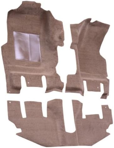 ACC Automotive Carpet Compatible with 1996 to 2006 Jeep Wrangler, Passenger Area, with Long Console (8835-Medium Beige Plush Cut Pile)