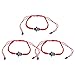 Produktbild Baiyao 1 Set Geflochtene Kabbala-Armbänder Mit Rotierendem Bösen Blick Hamsa Hand Good Luck Bracelet Für Schutz Und Erfolg
