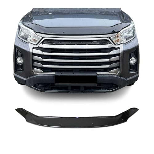 Deflecteurs d'air capot pour Ssangyong Musso 2018-2026 protection noir