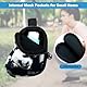 KOSTOO Asthma-Inhalator-Halter, Neopren, schützende tragbare Tragetasche, Reise-Inhalator, Mini-Hülle, Hülle für L-förmigen Inhalator, Inhalator nicht im Lieferumfang enthalten (Panda)