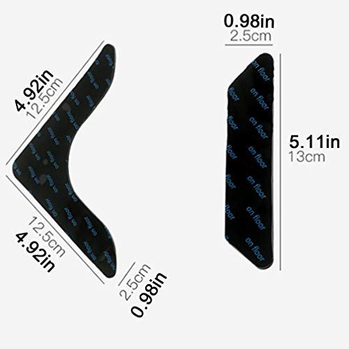 8pcs Home Floor Tapete Pinças Auto-adesivas Anti Slip Tri Adesivo Lavável8pcs Home Floor Tap Mat Pin