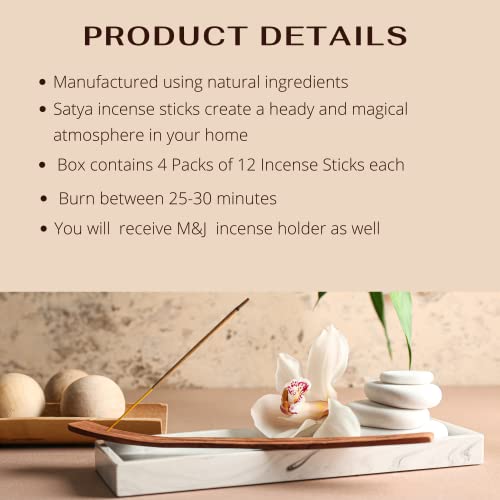Original Satya Nag Champa Meditation Incense Sticks - Image 3
