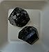 Ripple Stream Raw Black Tourmaline Stone 2 Pieces Rough Stones, Metaphysical Healing, Chakra Balance (2-4cm crystalline)