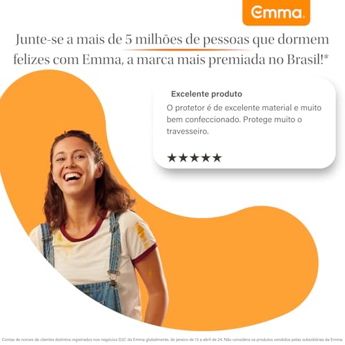 Protetor de Travesseiro Impermeável Emma