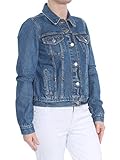 LEVI STRAUSS & CO. Womens Fall Embellished Denim Jacket Blue XS