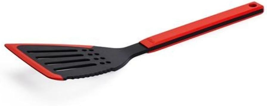 Woll KU003 Cook-It Jumbo Turner with glass fibre handle and silicon lip (Heat-Resistant up to 260 °C 11.5 x 35 CM