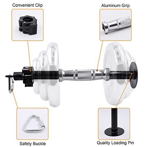 J Bryant Fitness Multifunctional Adjustable Dumbbell Handle Loading Pin For 1 Inch Plates, Quick Installation Home Gym Workouts #TOP1