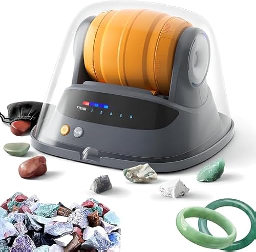 Máquina pulidora profesional de rocas, máquina pulidora de joyas, función de giro temporizado de piedras, granos pulidores, cierres para joyas, con cubierta reductora de ruido, para niños, adultos y c | Ya disponible en tu tienda friki favorita! En mundofriki.es! Máquina pulidora profesional de rocas, máquina pulidora de joyas, función de giro temporizado de piedras, granos pulidores, cierres para joyas, con cubierta reductora de ruido, para niños, adultos y c | Ya disponible en tu tienda friki favorita! En mundofriki.es!