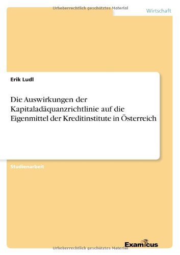 Die Auswirkungen Der Kapitaladaquanzrichtlinie Auf...