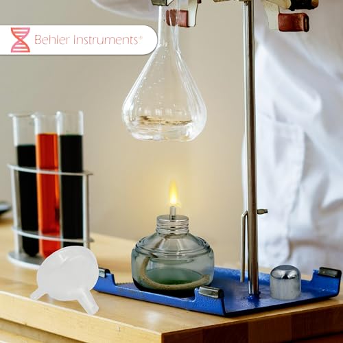 Glas Alkohol Feuerzeug mit Anti-Auslauf-Sicherheits system. Inklusive Docht, 120 ml Volumen Alkohol Lampe mit Schraubverschluss. Alkohol Brenner Lampe Glas. Glas Lampe zum Beheizen von Laborgeräten.
