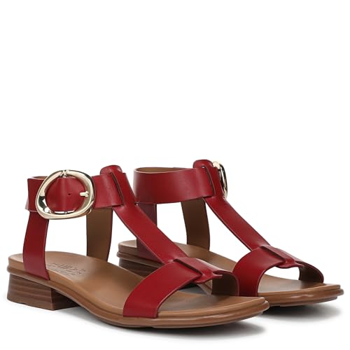 Naturalizer Women's Brandy Sandal Hearts Flame Red Leather 7 W by Naturalizer - Used condition - Image 8