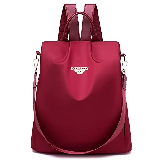shepretty Mochila antirrobo Impermeable para Mujer viajar，8888J