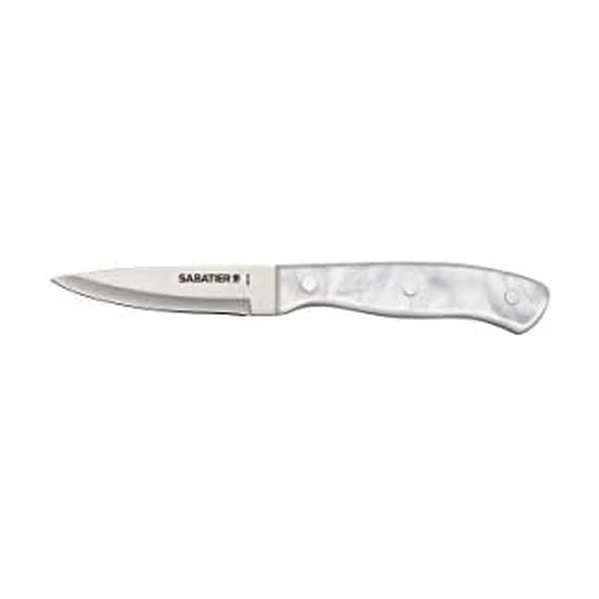 Sabatier Triple Riveted Chef Knife, 8-Inch, Razor-Sharp Kitchen Knife to Cut Fruit, Vegetables and more, High-Carbon Stainless Steel, Gray — Amazon image 10