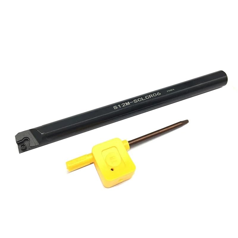 1pc CNC Lathe Boring Bar Tool Holder S06K S07K S08K S10K S12M SCLCR06 SCLCL06 Internal Turning Tool Holder for CCMT06 CCGT06(S08K-SCLCR06)