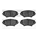 Dynamic Friction Company 5000 Advanced Brake Pads - Semi Metallic 1551-1009-00-Front Set For 2004-2011 Mazda RX-8