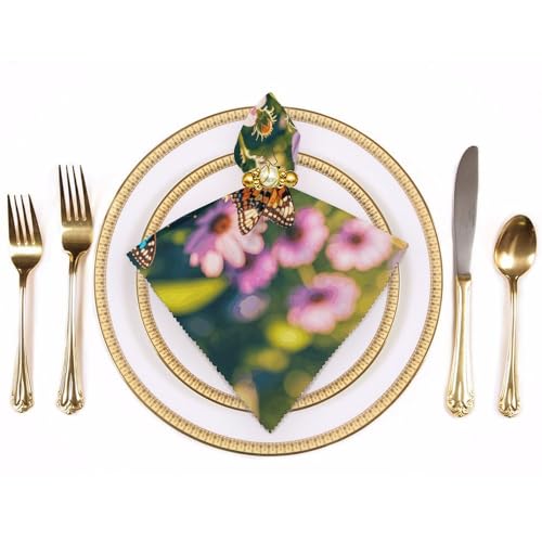 Servilletas de tela Butterflies and Blooms 2 unidades miniatura 3