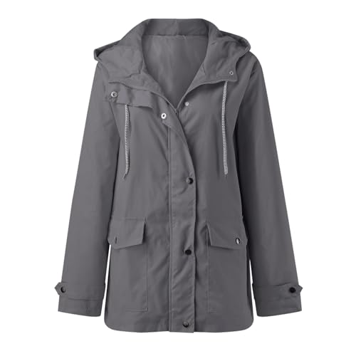 Sudadera con capucha para mujer impermeable de entrenamiento al aire libre y caminatas en la naturaleza