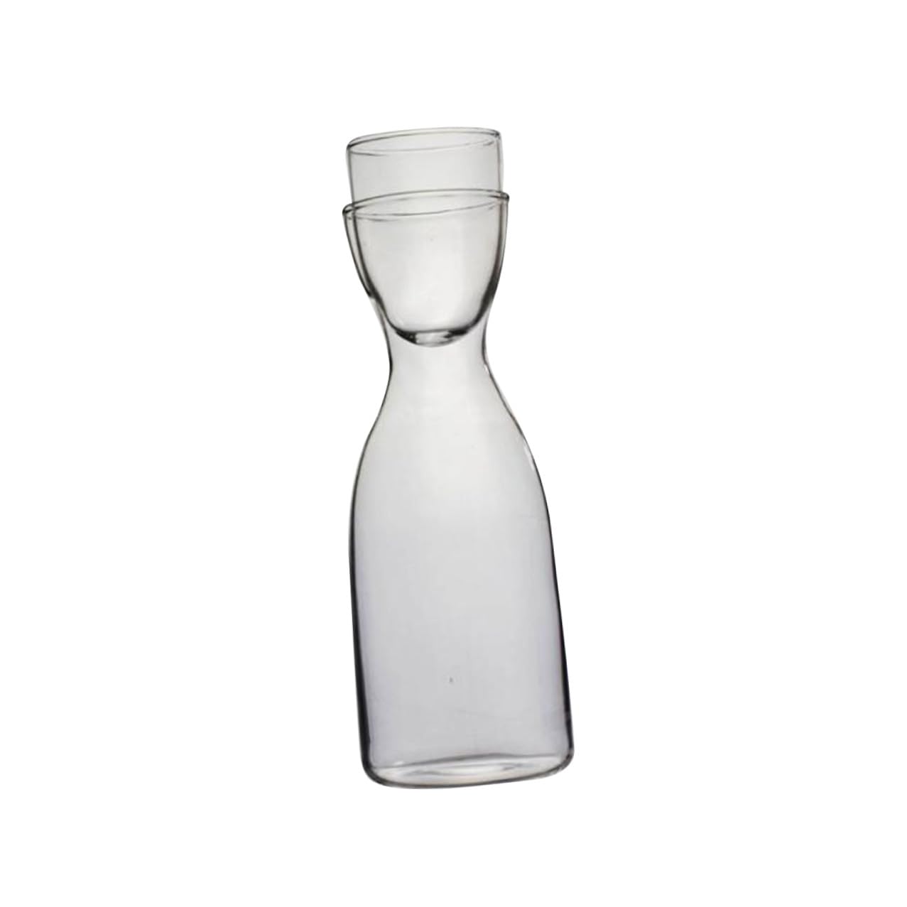 Pot de petit déjeuner et bouteille en verre avec théière individuelle pour thé et infusion