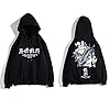 XYXIONGMAO Techware Graphic Hoodies Street Streetwear Hoodie Japanese Oversized Black Mens Hip Hop Sweatshirt, Black, XX-L #3