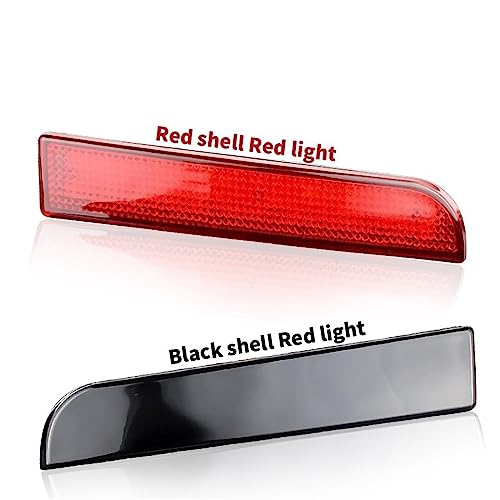 Reflector de parachoques trasero coche para Lancer Evolution X soluciona roturas de luz 5