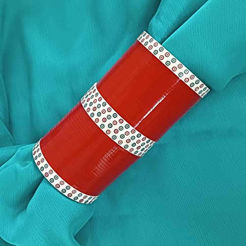 Efulgenz Bridal Indian Bangles for Women Punjabi Chuda Set Traditional Wedding Bridal Chura Set Acrylic Bracelet Bangle Set Fashion Jewelry for Women2