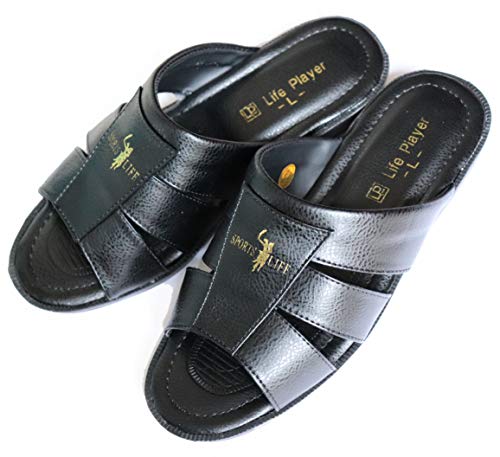 ベーシックスタンダード サンダル メンズ レディース 通気性 ウレタン 軽量 ソール 快適 散歩 ツッカケ ブラック M 24-25cm