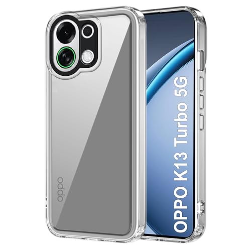 Image of Zapcase Back Case Cover for Oppo K13 Turbo 5G | Compatible for Oppo K13 Turbo 5G Back Cover | Case Cover with Camera Protection | (TPU + PC | Transparent)